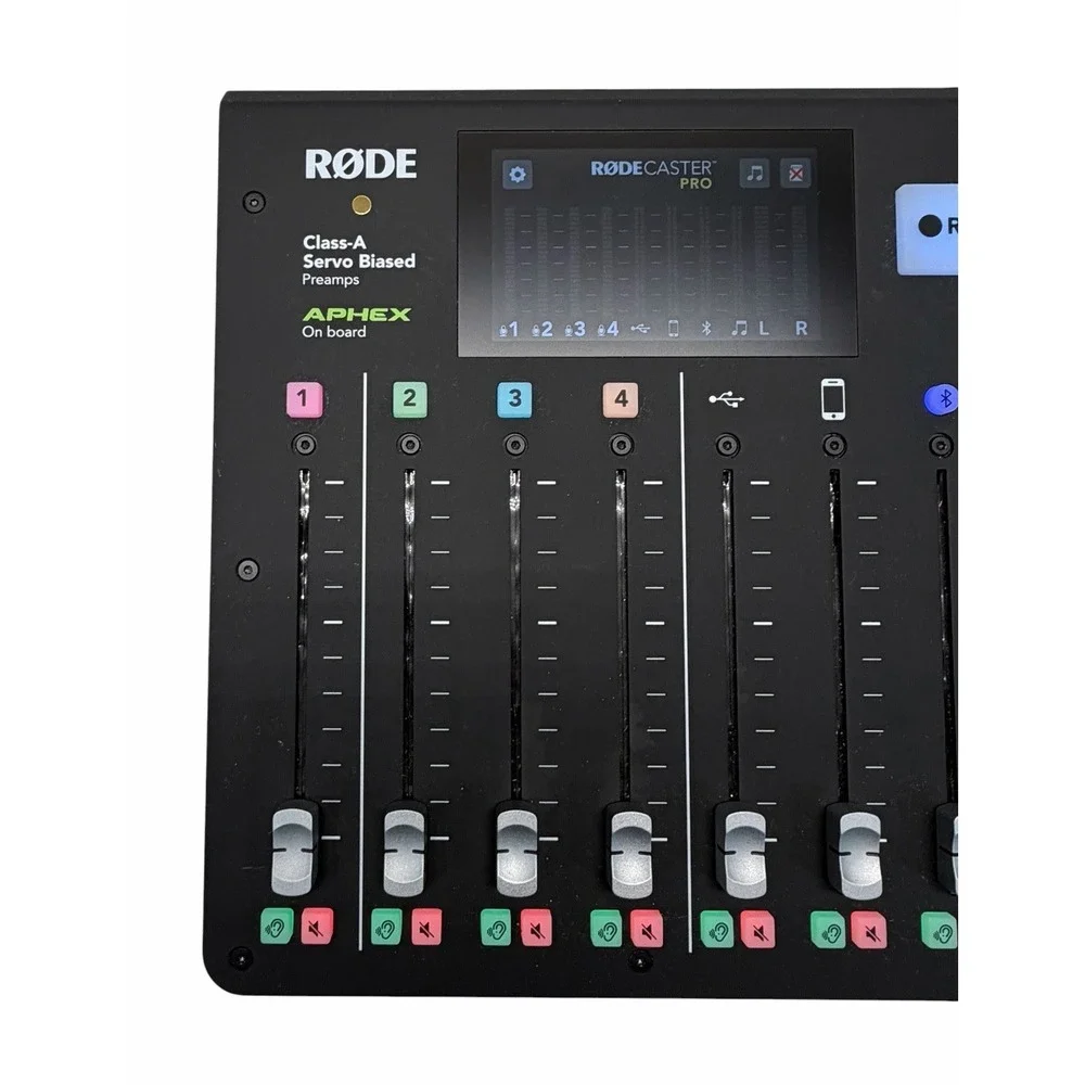Rode Rodecaster Pro Podcast Production Studio All In One Mic Headset Manual